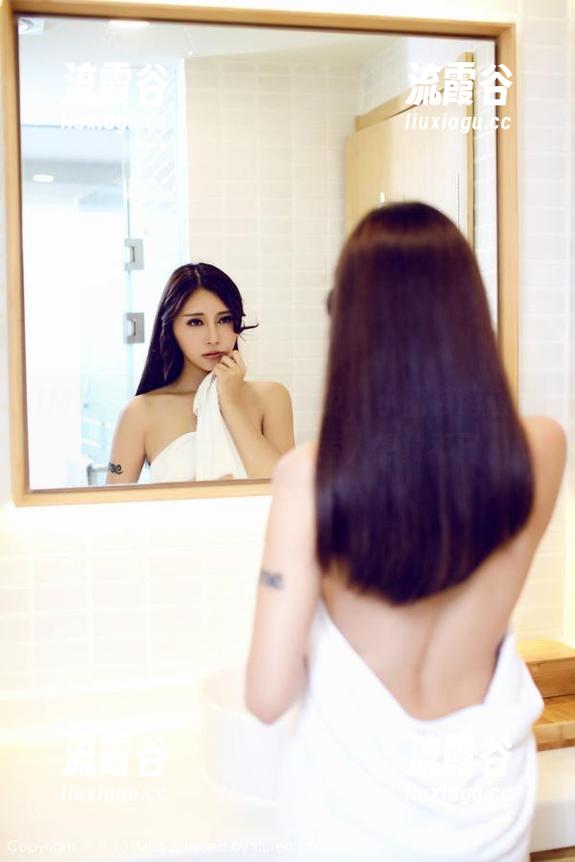 IMiss爱蜜社 - 不得不说，小丽莎萌萌哒的浴室全套原图，惹人想象不已