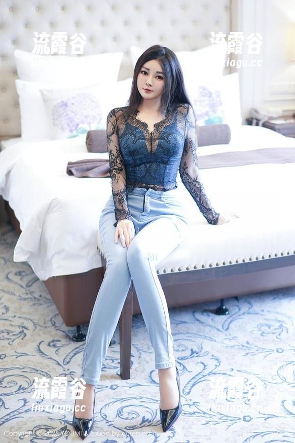 尤蜜荟 - 校园里的左冰Queen：书本和睫毛膏的套图大驾光临